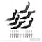 Westin Automotive 19-C RANGER SUPERCREW E-SERIES 3 NERF STEP BARS BLACK 23-4155 - alternate 4